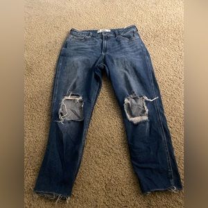 Curvy high rise mom jeans